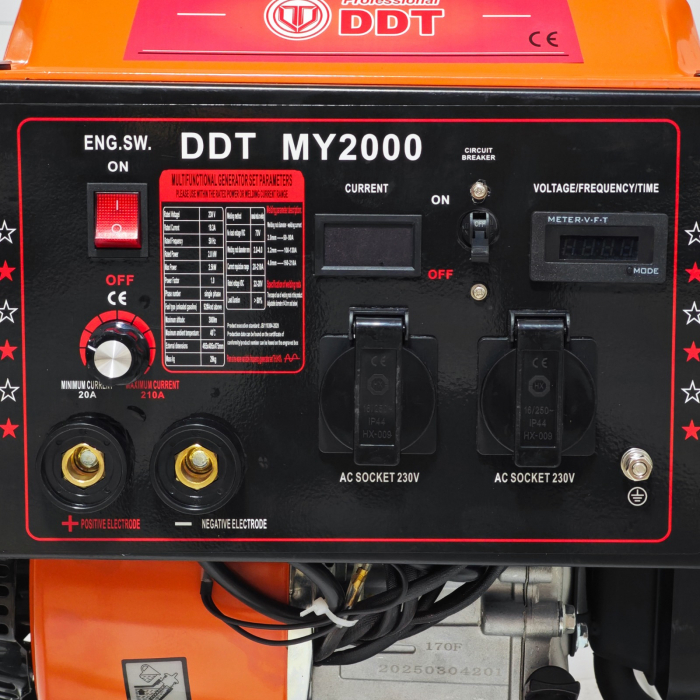 Generator Curent si Sudura DDT MY2000 – 2.5 kW, Consum Redus, 8h Autonomie [6]