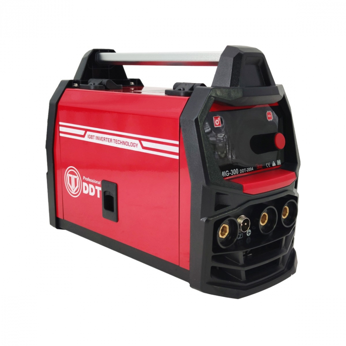 Invertor/Aparat de sudura DDT-2004, cu rola sarma MIG/MMA DDT PROFESSIONAL, 230 V, 20-300 A curent, 0.8-1.0 mm diametru sarma de sudura, 1.6-4 mm diametru electrod de sudura - RESIGILAT [6]