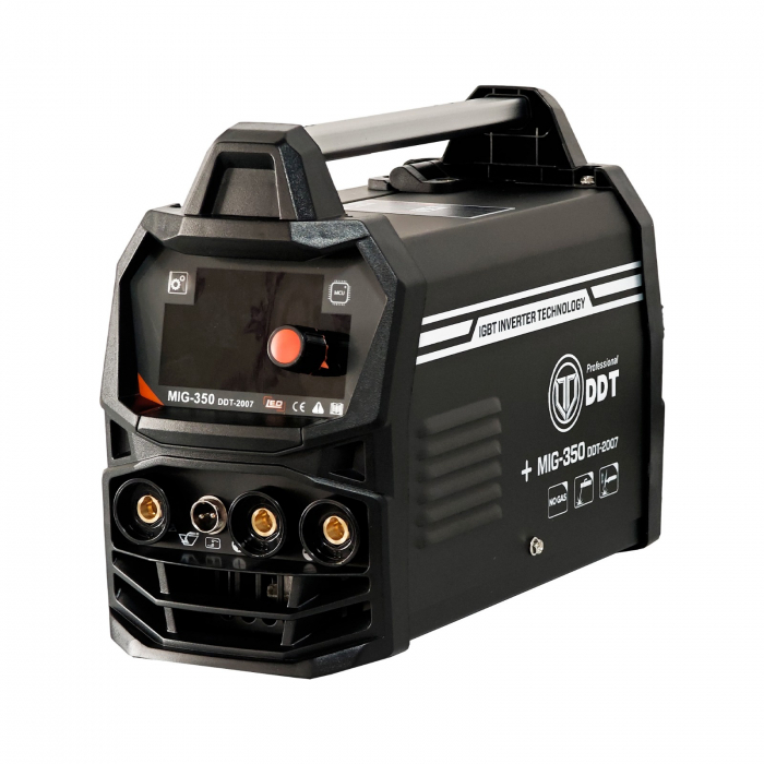Invertor/Aparat de sudura MIG/MMA DDT PROFESIONAL cu Electrozi si Sarma, 220 V, 350A + 4 Role Sarma 0.8-1.0 mm DDT [12]