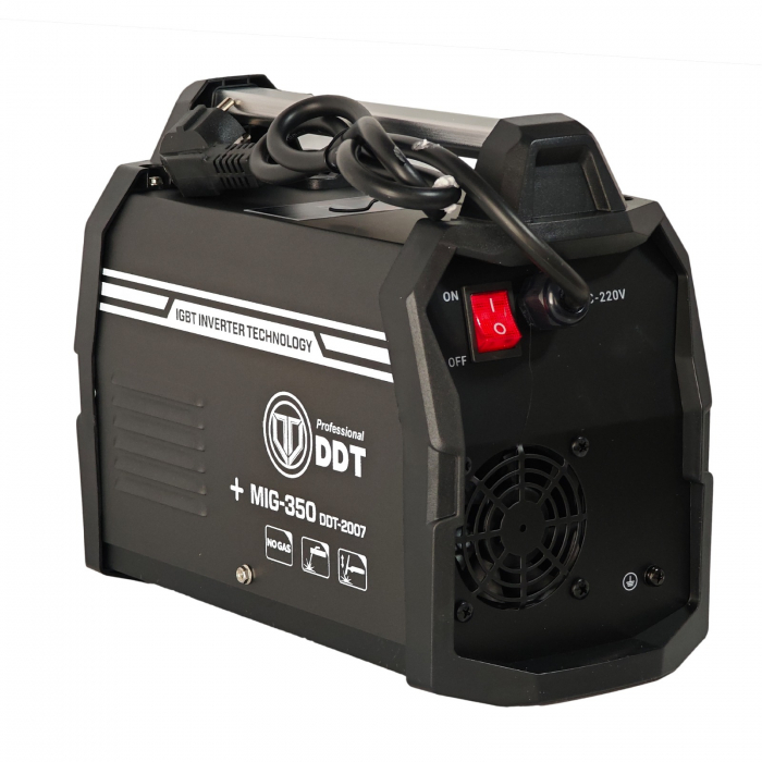 Invertor/Aparat de sudura MIG/MMA DDT PROFESIONAL cu Electrozi si Sarma, 220 V, 350A + 4 Role Sarma 0.8-1.0 mm DDT [4]
