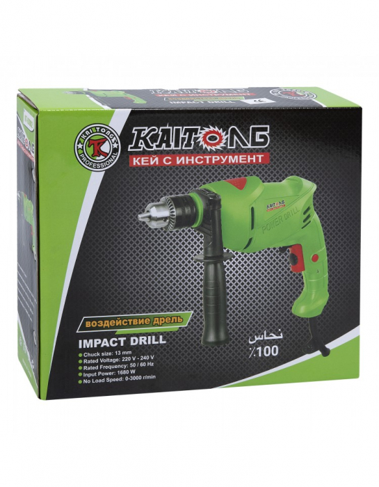 Masina de gaurit Kaitong KT-ID002, 1680 W, 0-3000 Rpm [4]