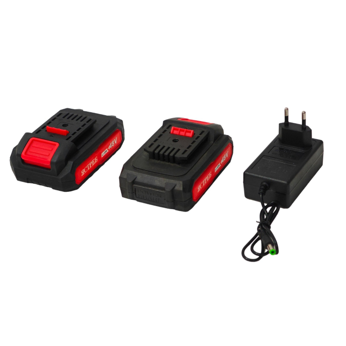 Mașină de găurit și înșurubat cu acumulator DDT JCTPEB HLP10-9002, Brushless, 48V, 2 acumulatori, cuplu reglabil, sistem autoblocaj,  valiză de transport [12]