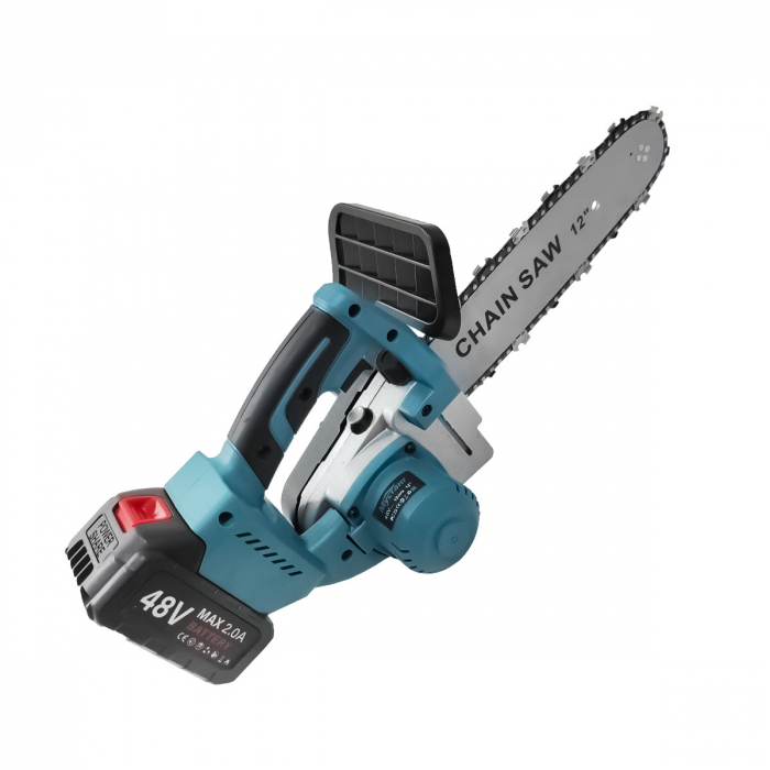 DRUJBA CU 2 ACUMULATORi , DDT , LAMA 12 " ( 34 CM ) , LANT 34 CM , 24 V , 2 AH , REZERVOR ULEI , POMPITA UNGERE , MODEL 2023 [10]