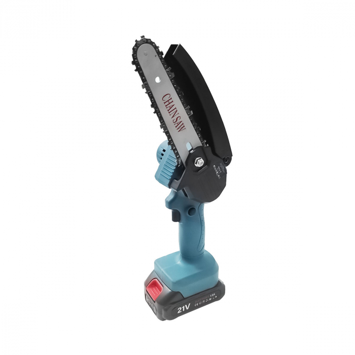 MINI DRUJBA CU 2 ACUMULATORi , MUSTANG , 550 W , 21 V , 1.5 AH , LAMA 18.5 cm [6]