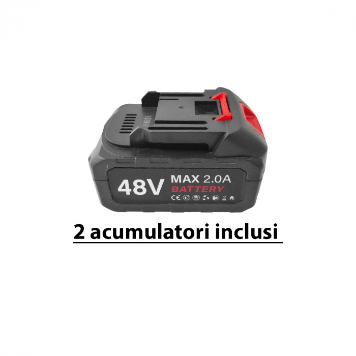 DRUJBA CU 2 ACUMULATORi , DDT , LAMA 12 " ( 34 CM ) , LANT 34 CM , 24 V , 2 AH , REZERVOR ULEI , POMPITA UNGERE , MODEL 2023 [11]