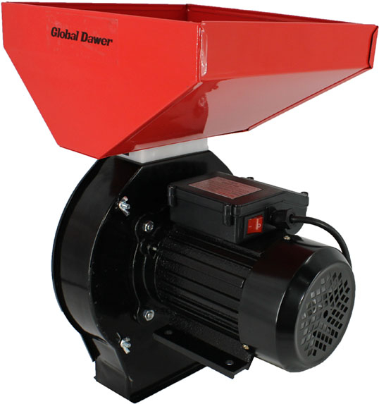 Moara electrica cuva mare pentru cereale,boabe si stiuleti (2 in 1), Global Dawer, 3500 W, 200 kg/h [3]