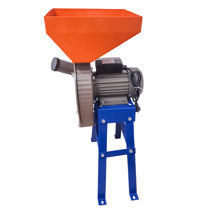 Moara electrica cu suport DDT, pentru cereala , cuva 10 Litri , 3500 W , 200 kg/h , 3000 Rpm , 20 ciocanlele , 4 site diferite marimi [6]