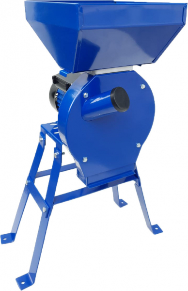 Moara electrica cu Suport pentru cereale, boabe si stiuleti porumb, Cuva Mare, DDT, 3.5 kW, 3000 rpm, 200 Kg/h [5]