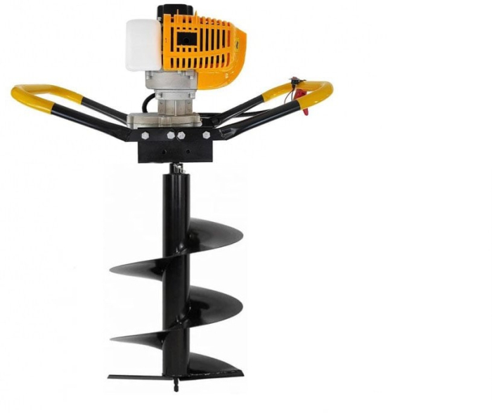 Motoburghiu / foreza pamant Mustang 4 Cp, 8000 Rpm + Burghie 300 mm [1]