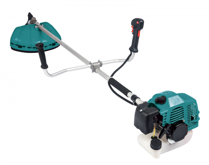 Motocoasa Mustang DDT-0040 , 5,5 CP, 51,7 CC, 2 timpi, 6000 RPM, 150 cm lungime arbore, 4 accesorii incluse, 3 fire trimmer, 3 sticle ulei amestec, 1 prasitoare model 2 [2]