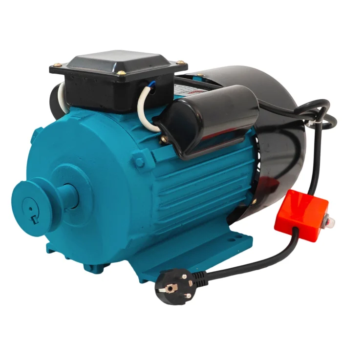 Motor electric monofazat DDT, 2.2 kW, 3000 Rpm, bobinaj CUPRU, cu protectie la suprasarcina, FULIE INCLUSA, buton on-off [2]