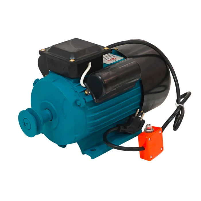 Motor electric monofazat DDT, 4 kW, 3000 Rpm, bobinaj CUPRU, cu protectie la suprasarcina, FULIE INCLUSA, buton on-off [5]