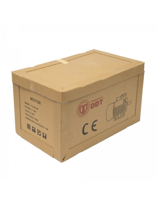 Motor electric monofazat cu fulie inclusa, DDT PROFESSIONAL, 4000 W, 3000 rpm, 2 condensatori, corp fonta [4]