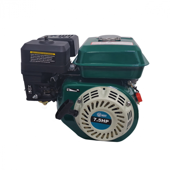 Motor pe benzina DDT Profesional 7.5 Cp, 4 timpi, 200 CC, 3.6 L Rezervor, Fulie inclusa , 40 mm [3]