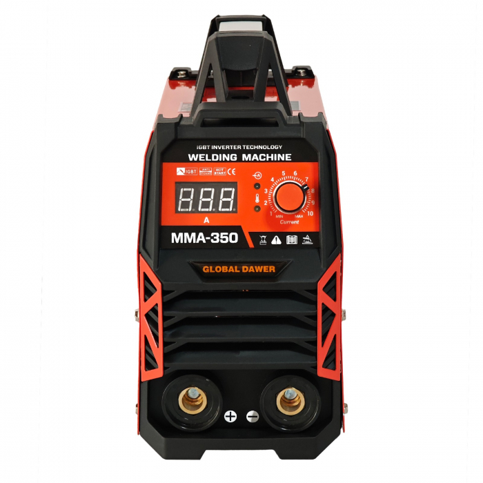 Pachet promo Aparat de Sudura tip Invertor, Dawer, MMA 350 , 350 A, accesorii incluse + Masca Sudura Automata cu Reglaj si Cristale [10]