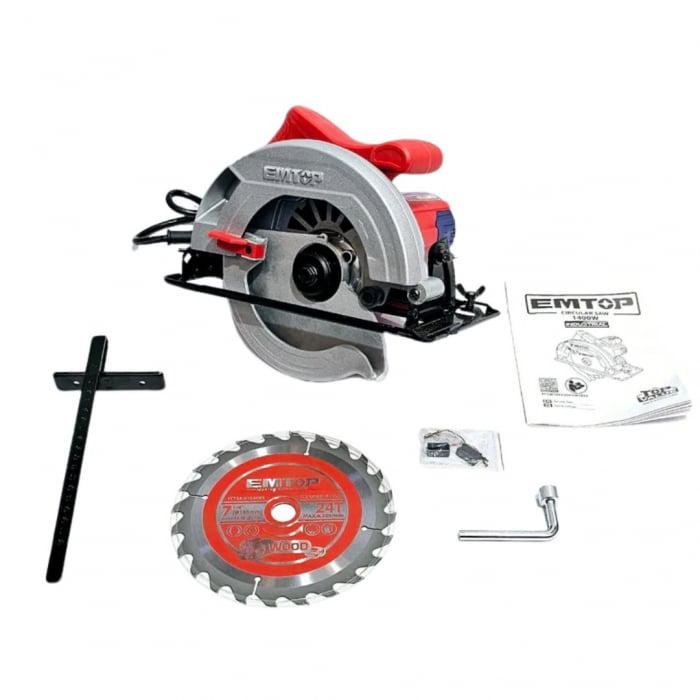 Pachet promo Fierastrau circular electric 1400W, 185mm + Slefuitor electric cu vibratie, 240W, baza 110x100mm [6]