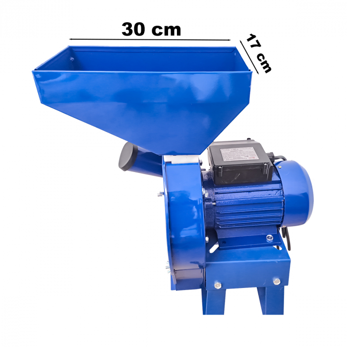 Moara electrica pentru cereale, DDT, 3.5 kW, 3000 rpm, 200 kg/h, 2 kituri de ciocanele incluse [2]