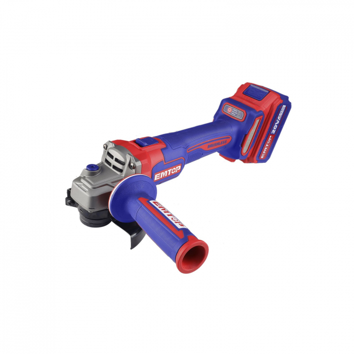 Pachet promo Polizor unghiular, motor fara perii (brushless), 115mm, 10 discuri incluse + Ciocan rotopercutor + Masina de gaurit si insurubat + 2 acumulatori 4.0Ah [2]