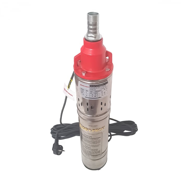 Pachet promo Pompa submersibila, Bobinaj 100% cupru, DDT-PROFI, QGD120-1.2 , 1.2 kW, Inox + Fonta, 3 m³/h, 120 m + Prescontrol LS6 [2]