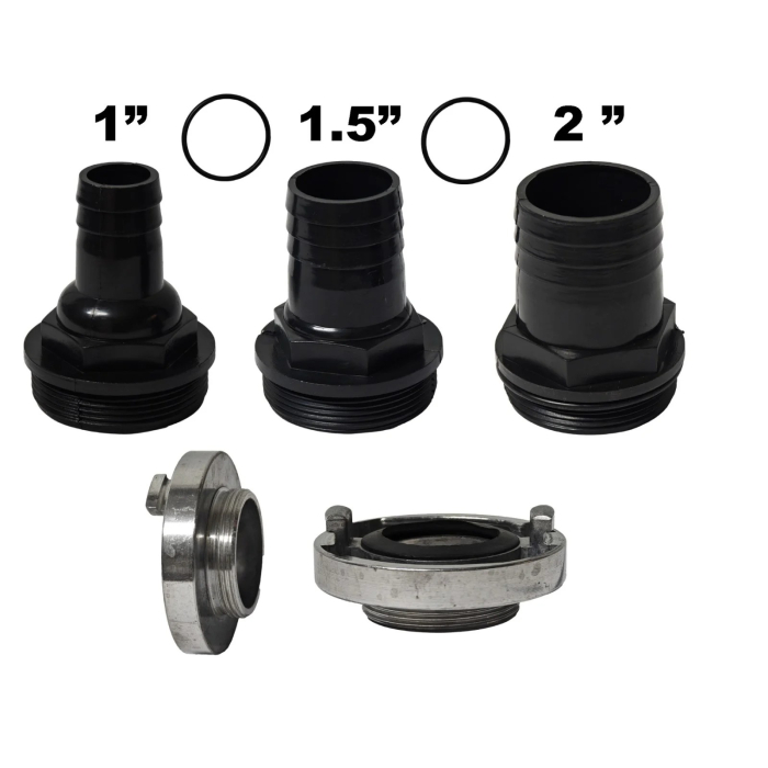PACHET Pompa submersibila de apa murdara DDT 3,1 kW cu debit 25 m³/h si dublu tocator din INOX + Furtun pompieri 2 toli  20m cu cuple, buton on-off [5]