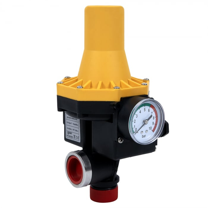 Pachet promo Pompa submersibila de mare adancime, DDT, QJD12-120-1.8, 1800 W, 8 m³/h, 12 turbine, Inox + Presostat electronic automat DDT LS6, 1.1kW, 10 bar [3]