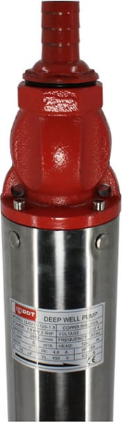 Pachet promo Pompa submersibila de mare adancime, DDT, QJD12-120-1.8, 1800 W, 8 m³/h, 12 turbine, Inox + Presostat electronic automat DDT LS6, 1.1kW, 10 bar [6]
