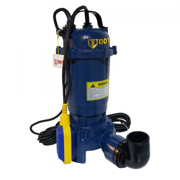 Pachet promo Pompa submersibila cu tocator si plutitor, DDT, WQD10, 2600W + Furtunul de pompier 2'' 20 m, 8 bari, cu cuple [2]