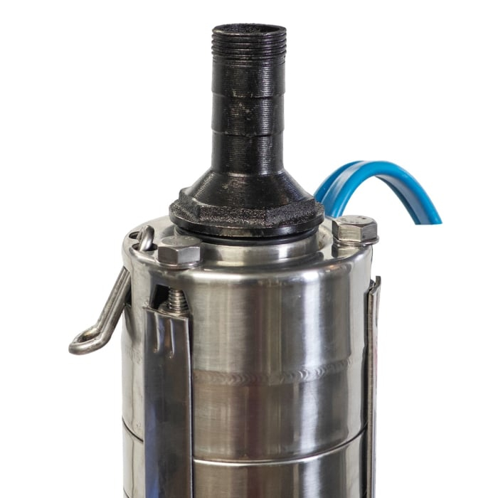 Pachet promo Pompa submersibilă DDT 4SP5/12 – 1.8 kW, 8 m³/h, 90 m inaltimea de refulare , 12 turbine inox rezistenta la nisip + Presostat electronic inteligent digital reglabil DDT + accesorii [3]