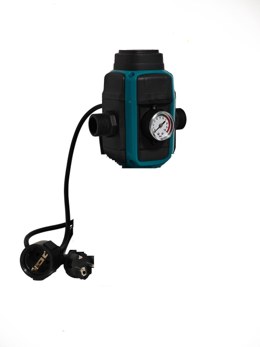 Pachet promo Pompa submersibila de mare adancime, DDT, 4SDM3-20, 2500 W, 20 turbine, 12 m³/h Inox, 30 m cablu + Presostat electronic inteligent digital reglabil DDT [7]