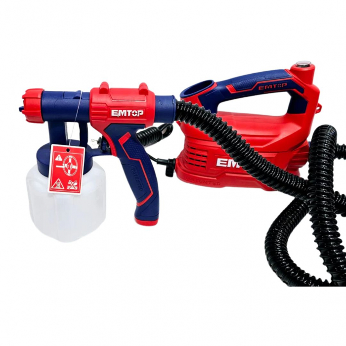 Pistol de vopsit 550W, capacitate 800ml - ESGN50001, EMTOP [5]
