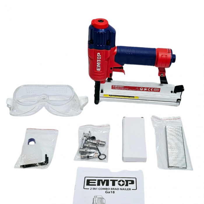 Pistol pneumatic capse/cuie 2 in 1, GA18 - ECBN504001, EMTOP [3]
