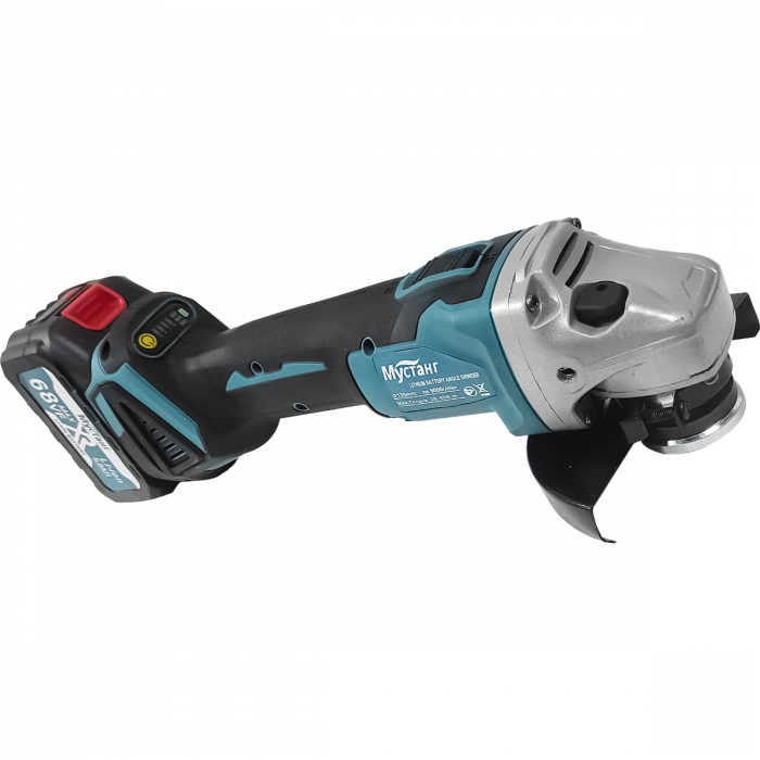 Polizor unghiular cu 2 acumulatori , Mustang , 24 V , 5 Ah , Diametru disc 125 mm , 9000 Rpm [5]