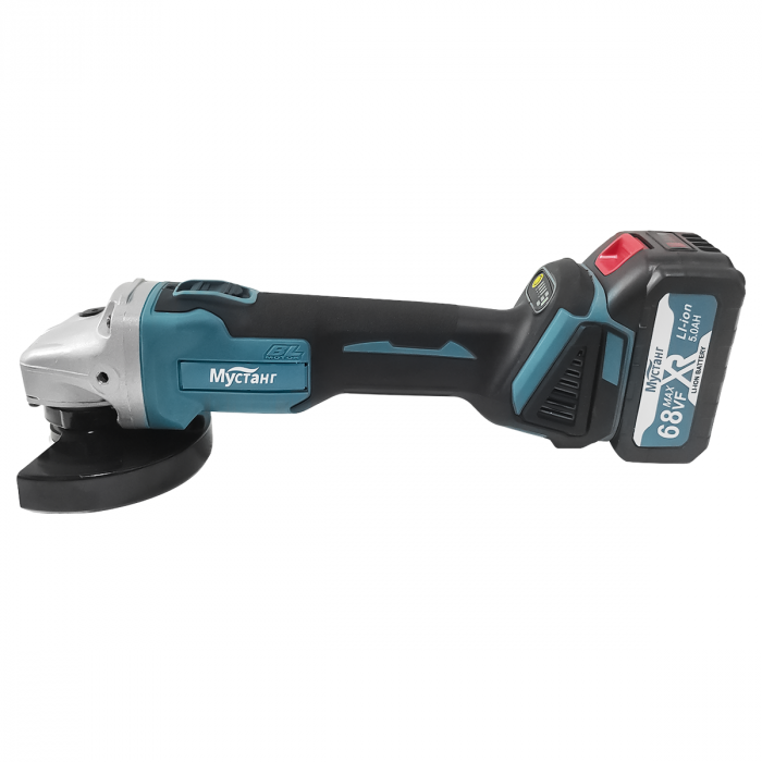 Polizor unghiular cu 2 acumulatori , Mustang , 24 V , 5 Ah , Diametru disc 125 mm , 9000 Rpm [6]