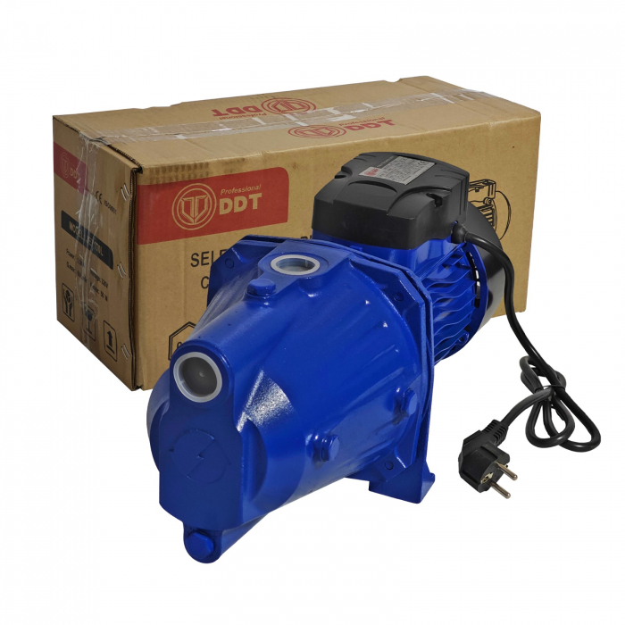 Pompa de gradina Auto-amorsanta DDT JET-100L, 1500 W, 12 m3/h debit apa, 1" diametru , 50 m inaltime refulare, 9 m adancime absorbtie [3]