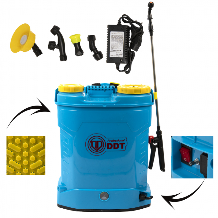 Pompa de stropit cu acumulator, DDT, 16L, 12V, 5.5 bar [2]