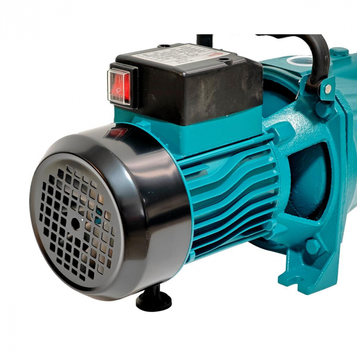 Pompa de suprafata JET100P, 1.5kW, apa curata, 60L/min, 50m, 1" cu buton pornire-oprire si bobinaj masiv cupru - RESIGILATA [5]