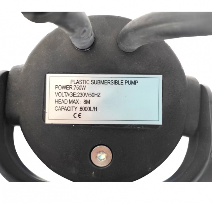 Pompa pentru apa murdara ( Hazna ) , DDT DP-750, 750 W, 8000 l/h, bobinaj cupru, cu plutitor [3]