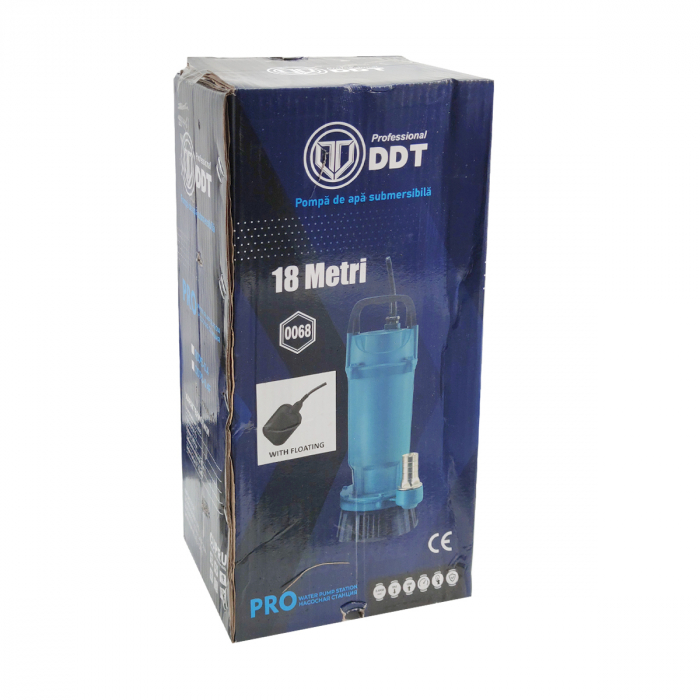 Pompa submersibila apa curata cu plutitor, DDT, QDXS-0, 4F, 400 W, 1.5 m³/h, 2860 Rpm, 18 Metri [3]