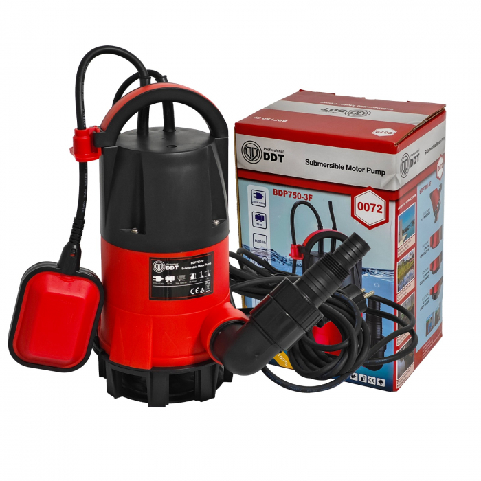 Pompa submersibila apa curata/murdara DDT BDP750-3F, 3in1, 750W [2]