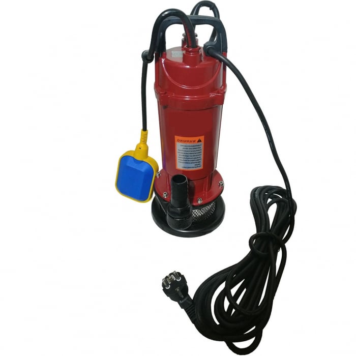 Pompa submersibila cu plutitor, DDT, QDX-16, 370 W, Rosu/Negru [2]