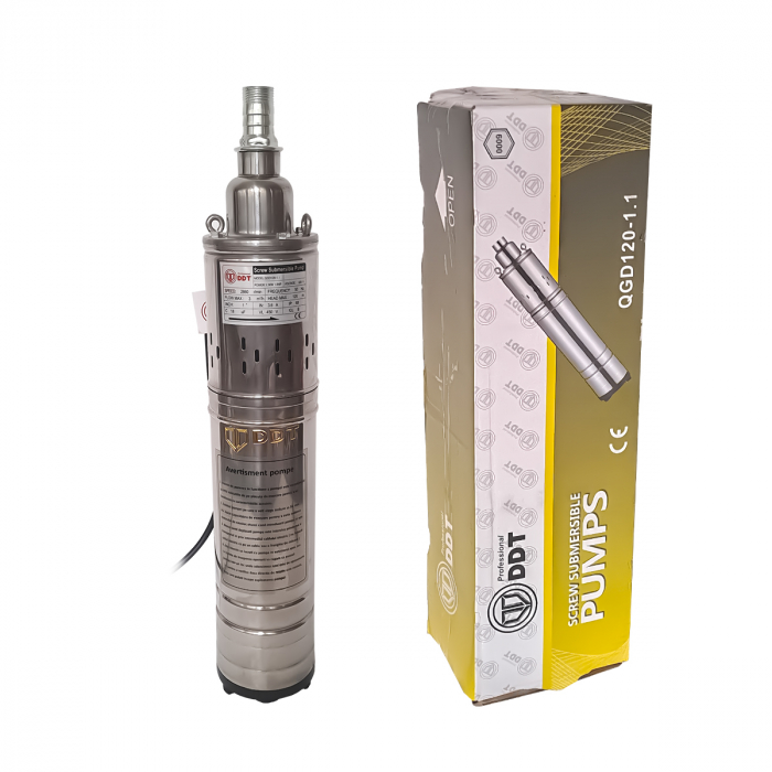Pompa submersibila, DDT, QGD120 , 1.1 kW, Inox, 3 m³/h, 120 m [2]