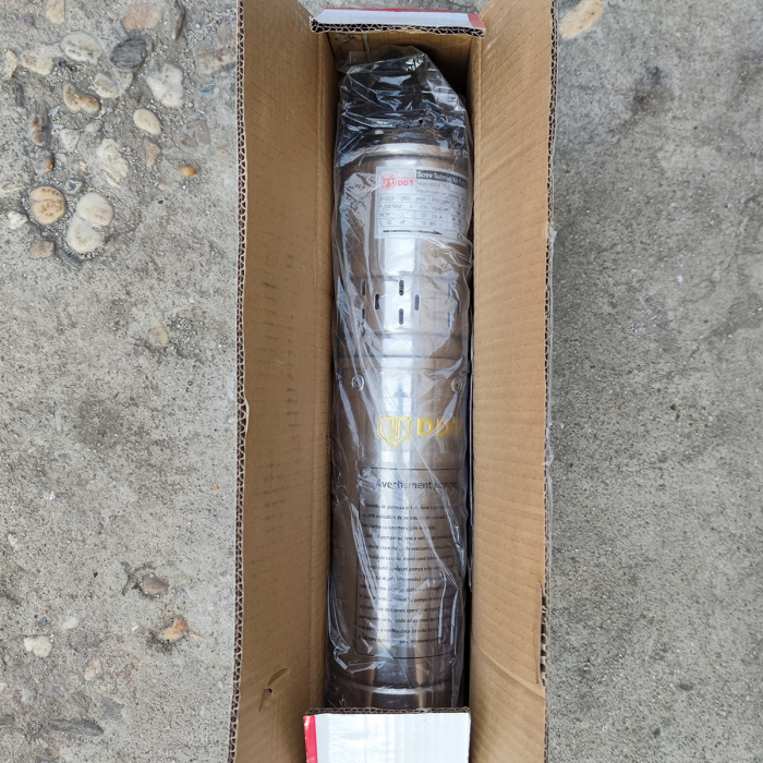 Pompa submersibila, DDT, QGD120 , 1.1 kW, Inox+Fonta, 20 m cablu, suruburi inox, 3 m³/h, 120 m RESIGILATA [2]