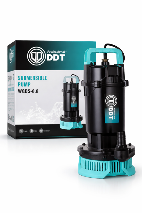 Pompa submersibila apa curata DDT WQDS-0.6 – 0.75HP, 220V, debit 3 m³/h, bobinaj cupru masiv, refulare 25m [11]