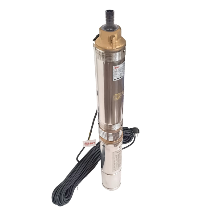 Pompa submersibila de adancime, DDT, 4QJD2-8, 1500 W, 8 turbine, 7 mc/h , 25 metri cablu+ Vas de expansiune , Bazin hidrofor DDT , 24 LT , Membrana inclus [6]