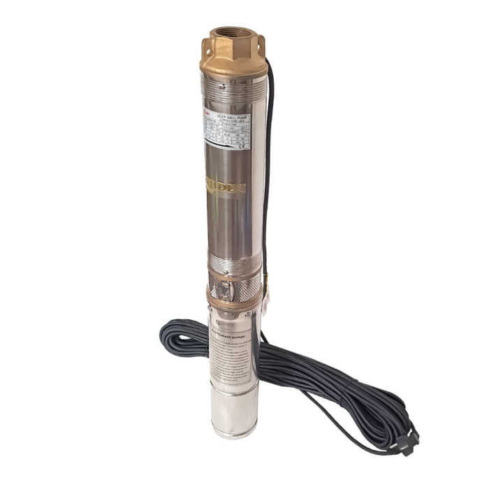 Pompa submersibila de adancime, DDT, 4QJD2-8, 1500 W, 8 turbine, 7 mc/h , 25 metri cablu+ Vas de expansiune , Bazin hidrofor DDT , 24 LT , Membrana inclus [3]