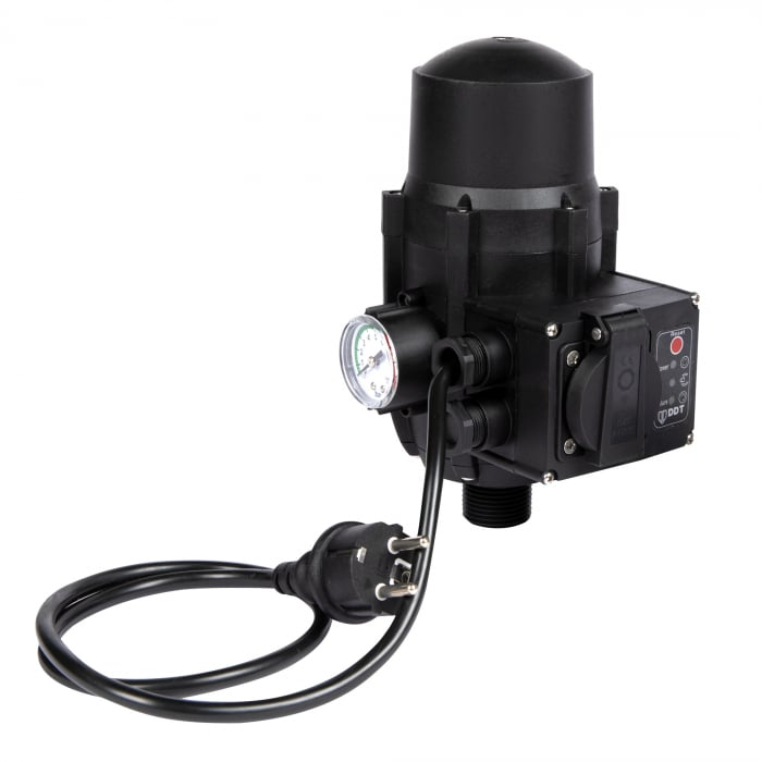 Pompa submersibila de mare adancime, DDT, 4SDM3-7, 1500 W, 7 m³/h, 7 turbine, Inox, 30 m cablu + Presostat electronic automat, DDT, LS-4 [6]