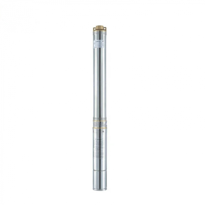 Pompa submersibila multietajata de mare adancime DDT, 4SDM10/12, 1500 W, apa curata, carcasa inox-fonta, debit maxim 8000 L/h, inaltime maxima 120m, diametru pompa 100 mm, panou comanda, 15m cablu 4 f [3]
