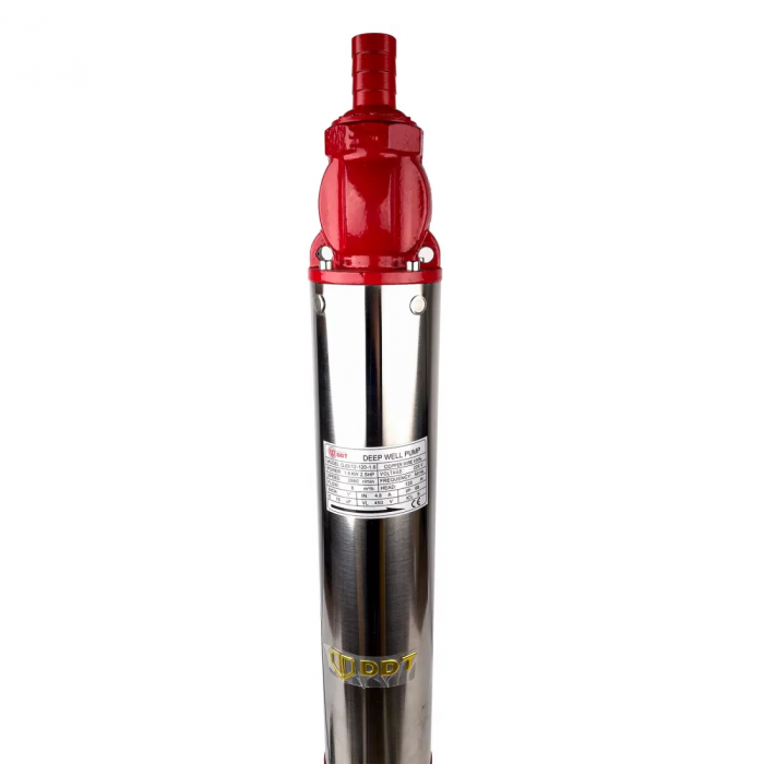 Pompa submersibila de mare adancime, DDT, QJD12-120-1.8, 1800 W, 8 m³/h, 12 turbine, Inox + Presostat electronic automat, DDT, LS-4 [3]