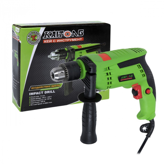 Set 2 scule electrice Kaitong, Polizor unghiular 980 W, 115-125 mm, 11000 rpm + Bormasina electrica KT-ID003, 650 W, 0-3000 Rpm [8]