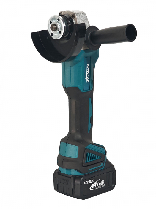 Trusa 4 piese cu 3 ACUMULATORI, autofiletanta, rotopercutor, polizor unghiular, bormasina impact, 24V, 4Ah [9]